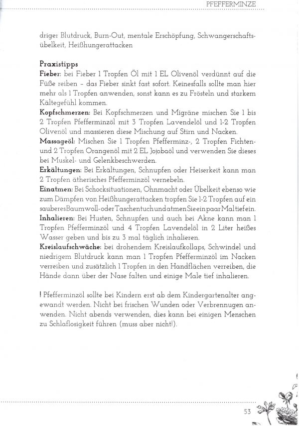 Buch "Poweröle Kompakt", Pfefferminz 3